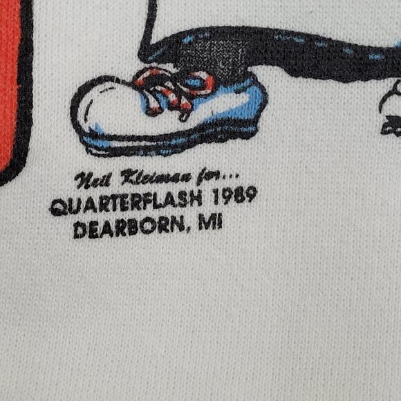 Vintage 1989 Funny Nurse Sweatshirt Womens Large 21x21 Boxy - Picture 3 of 15